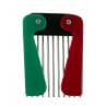 Barber Metal Pick - Pettine Afro