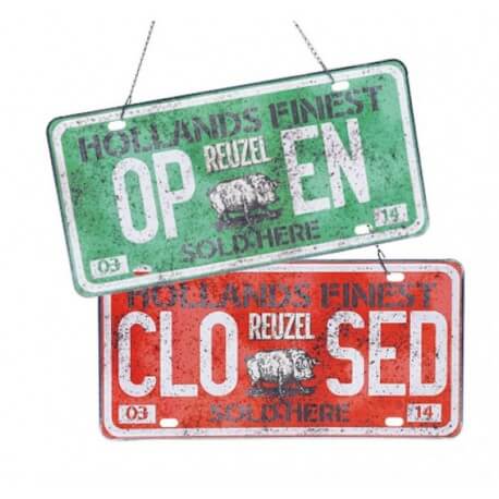 Reuzel Cartello Open/Closed